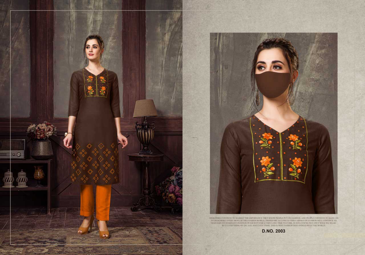 Chingari Vol-2 Wholsale Cotton Printed Kurti Set Chingari Vol-2 Wholsale Cotton Printed Kurti Set